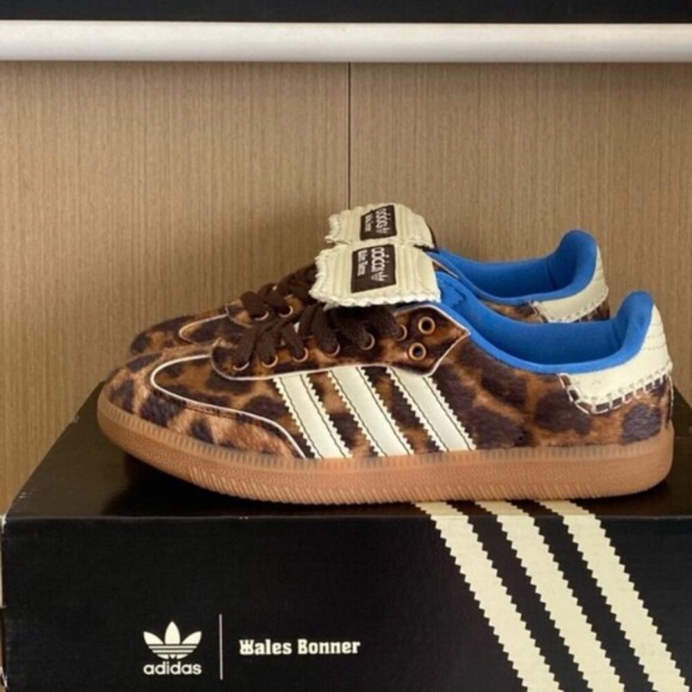 Adidas X Wales Bonner Samba Pony in Leopard Women's sneakers